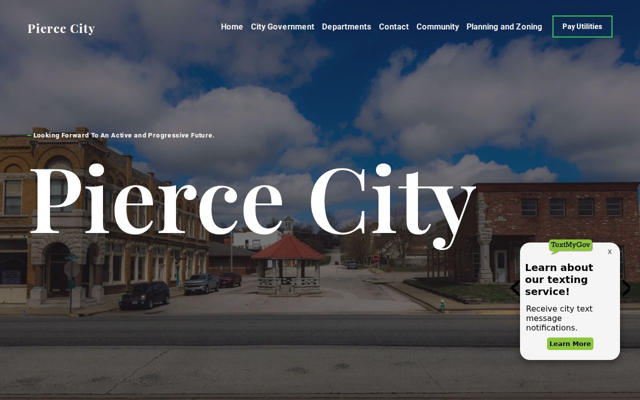 Pierce City court records local history and city government reference